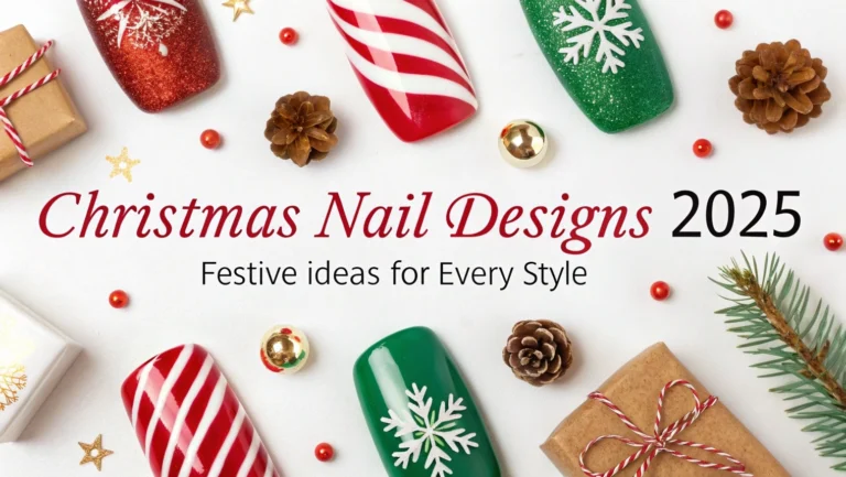 Christmas Nail Art Designs 2025 – Festive Ideas for Every Style
