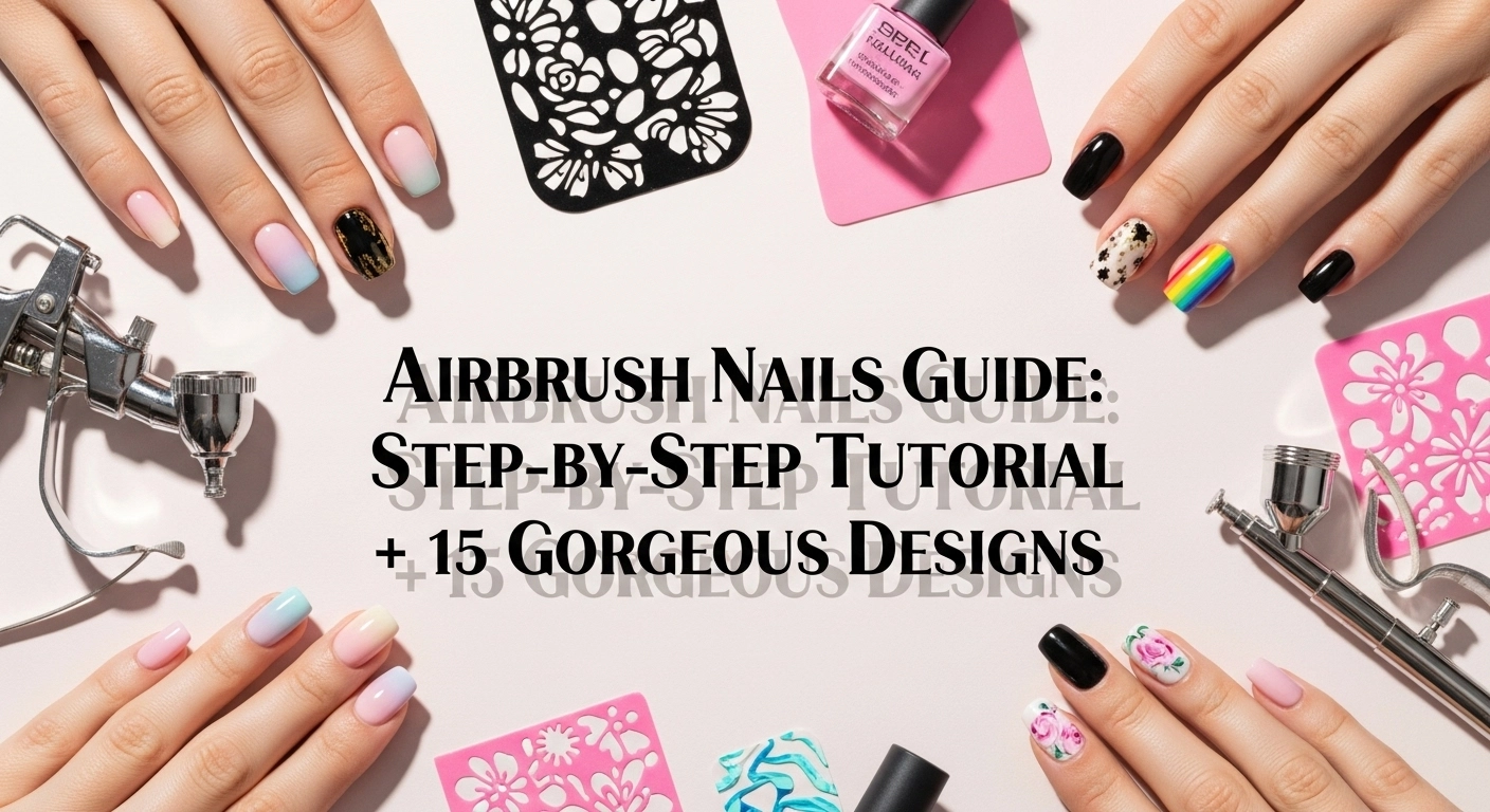 Airbrush Nails Guide: Step-by-Step Tutorial + 15 Gorgeous Design Ideas