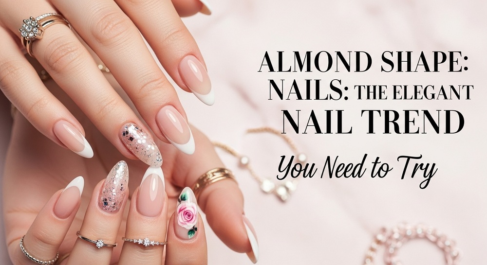 almond-shaped nails