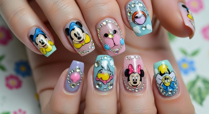 nails art Trend , Disney Nails 
