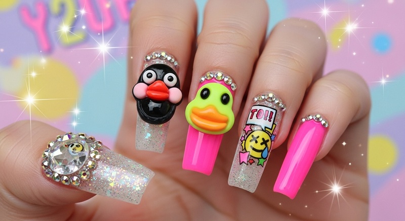 nails art Trend, Duck Nails