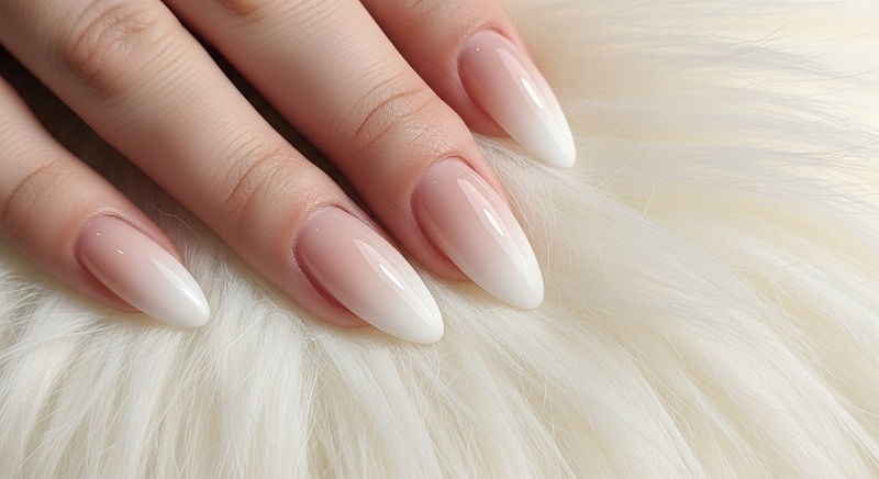 French Tip Nails, French Ombre Nails