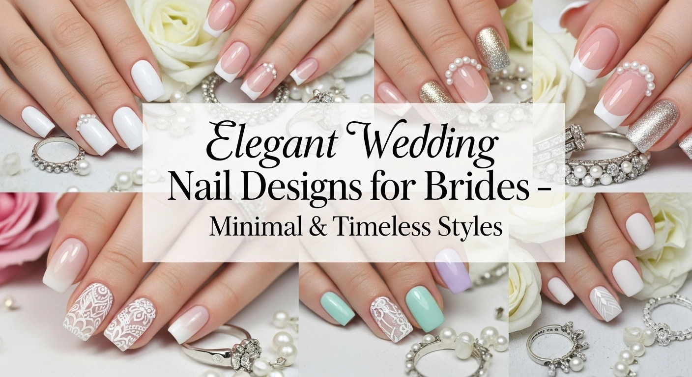 16 Elegant French Wedding Nail Designs for Brides – Minimal & Timeless Styles