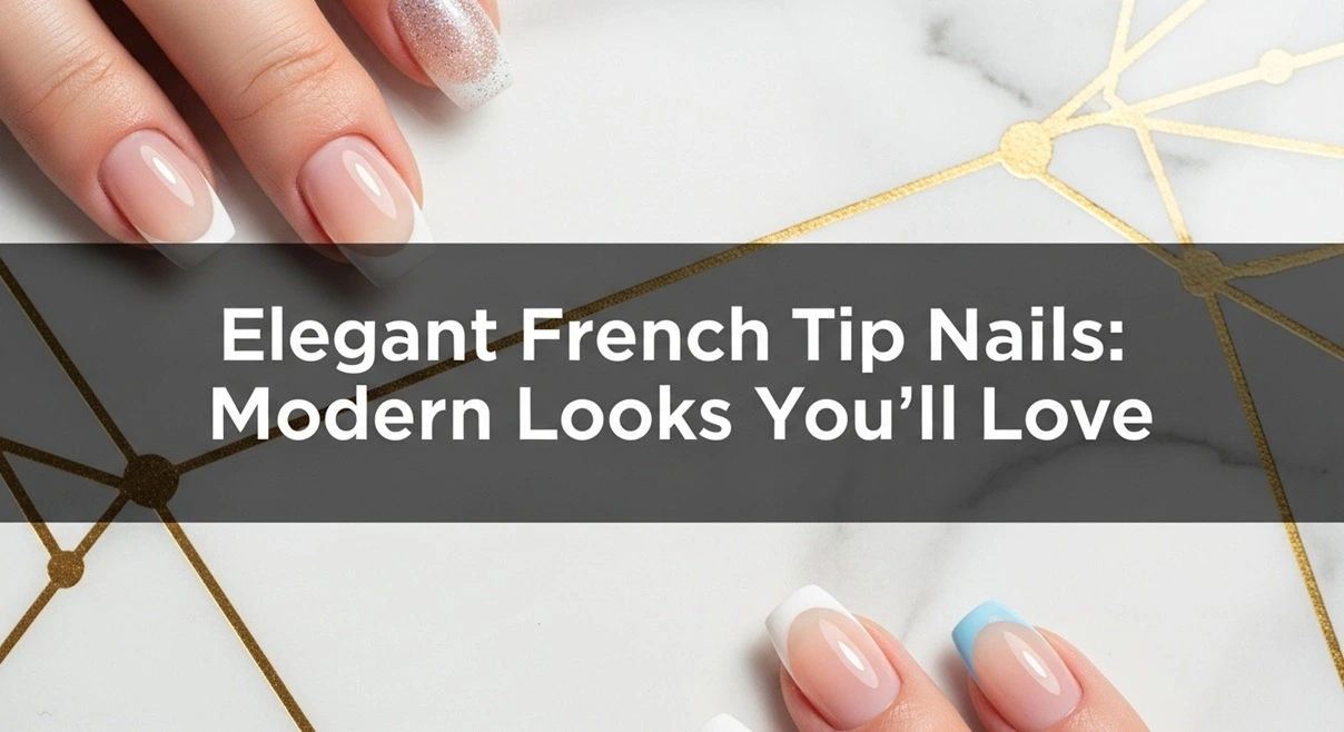 french tip nails ombre 2025 design