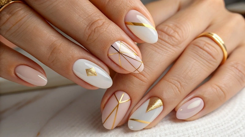 Negative Space Nails