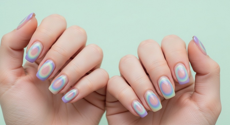 Aura Art , Nail Art In 2025