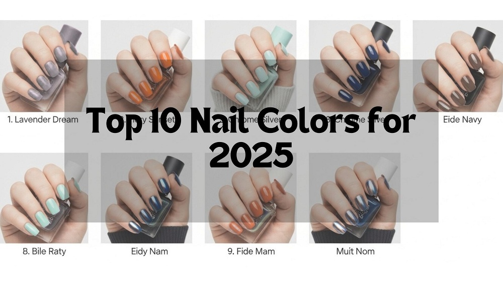 Top 10 Nail Colors for 2025