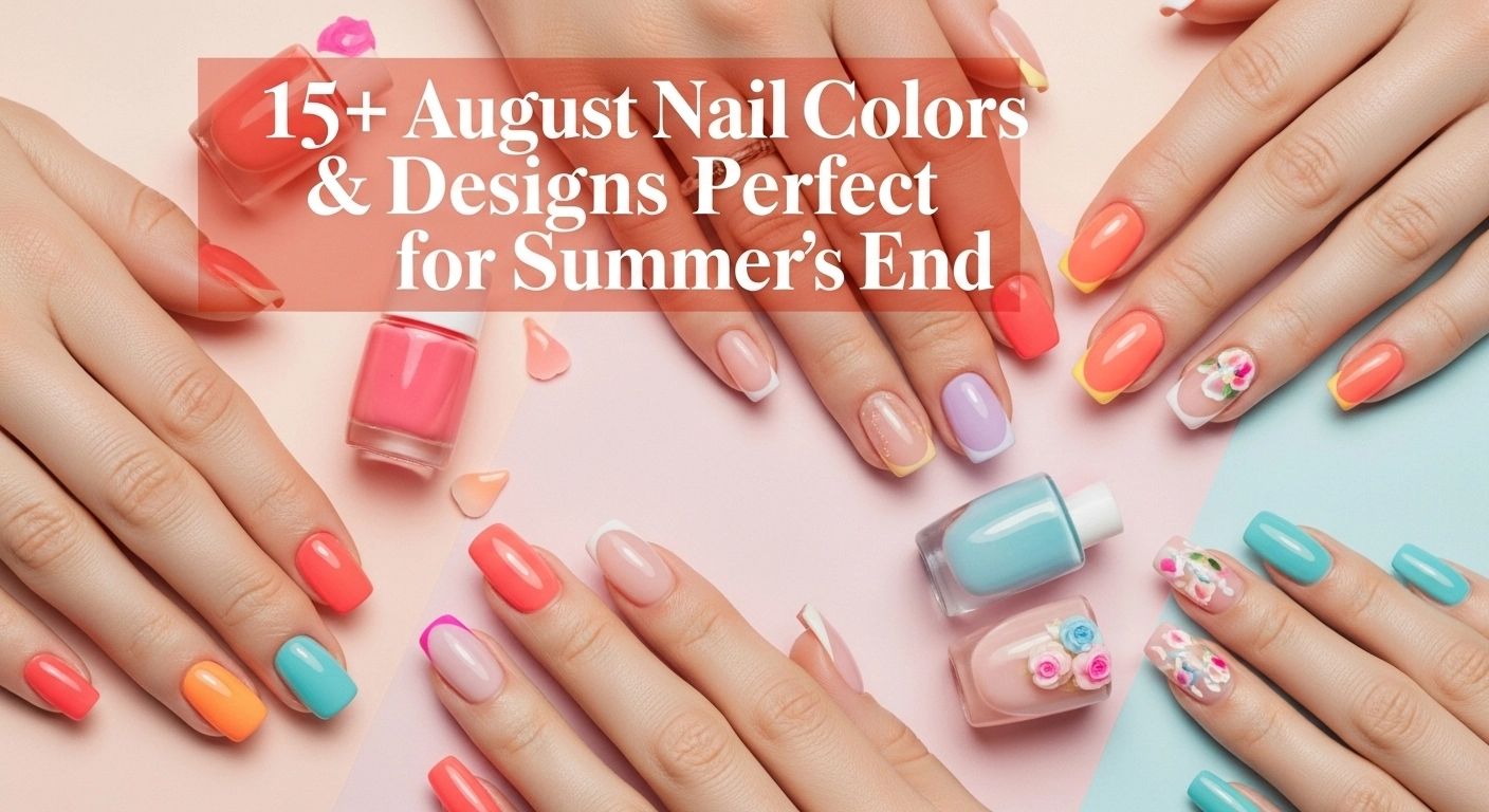 August Nail Colors & Designs