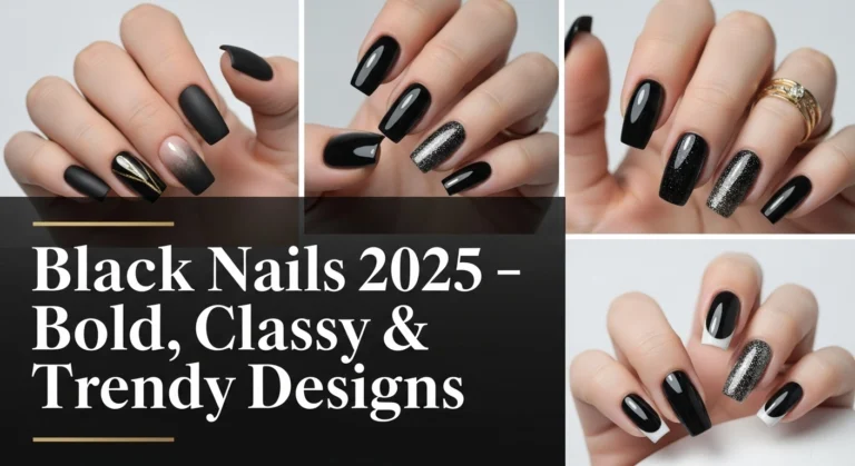 Black Nail Art