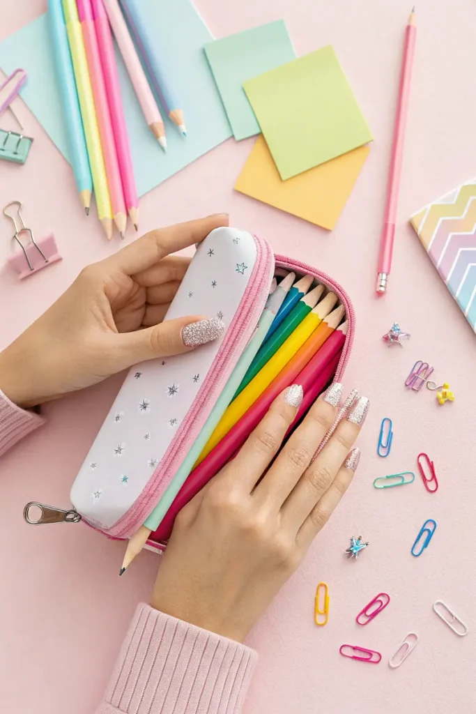 Back to School Nail Art