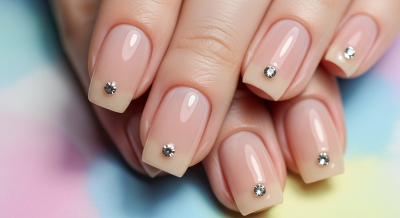 Rhinestone Nail Art: Crystal Designs, Tips & Techniques Rhinestone nail art design