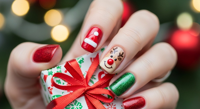 Christmas Nail Art Designs 2025 - Festive Ideas for Every Style
