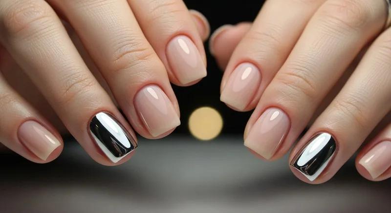 20 Best Chrome Nail Colors for a High-Shine Manicure Chrome Accent Nails