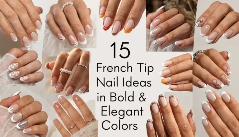 15 French Tip Nail Ideas in Bold & Elegant Colors