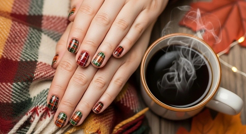 Plaid & Tartan Nails 