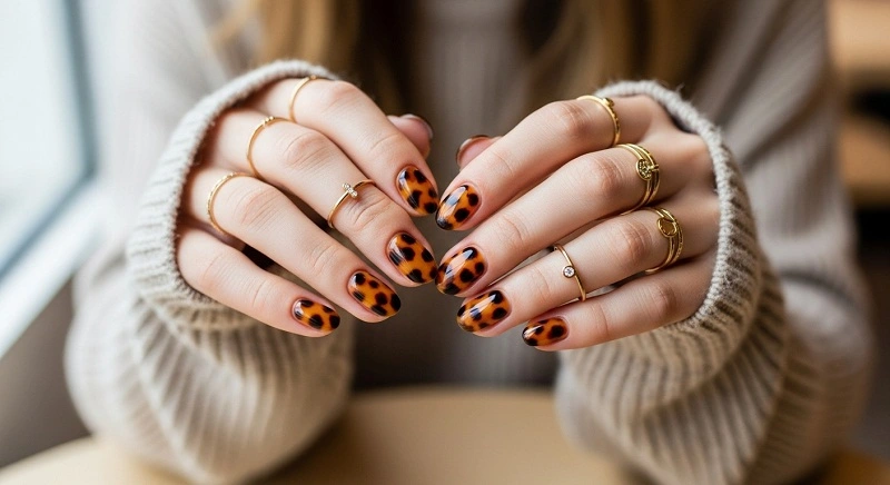 Tortoiseshell Nail Designs Nail Art