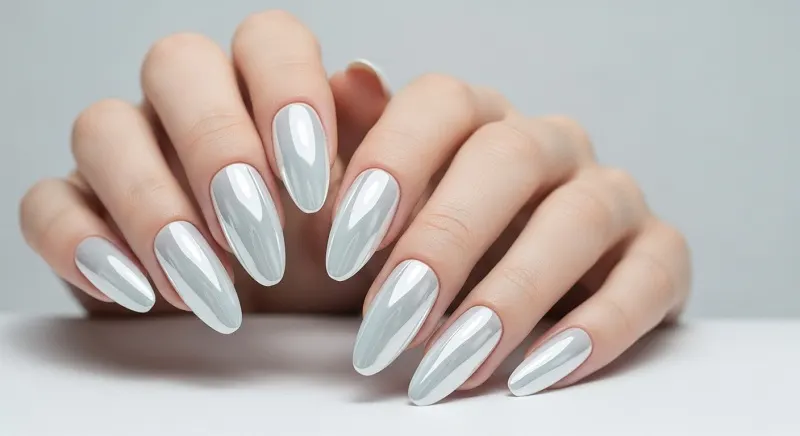 20 Best Chrome Nail Colors for a High-Shine Manicure White Chrome Nails