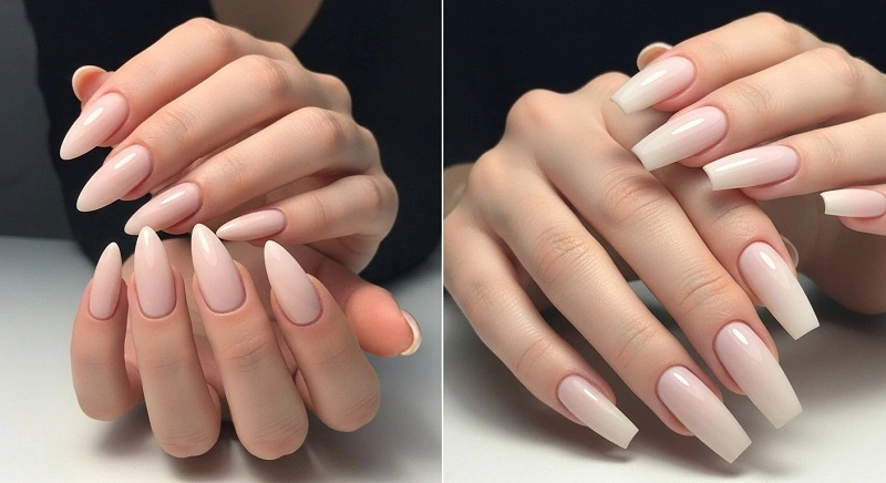 Almond Nails ,  coffin, or oval