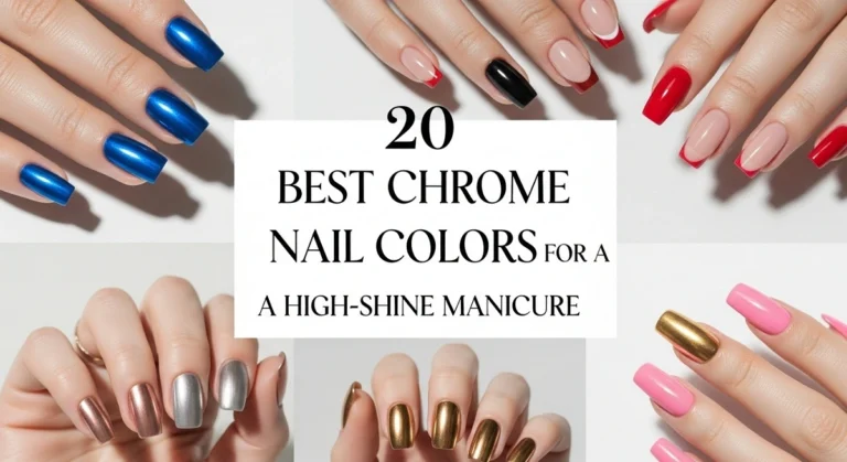 20 Best Chrome Nail Colors for a High-Shine Manicure