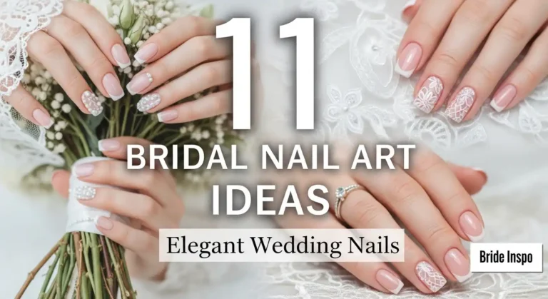 11 Bridal Nail Art Ideas For Elegant Wedding Nails