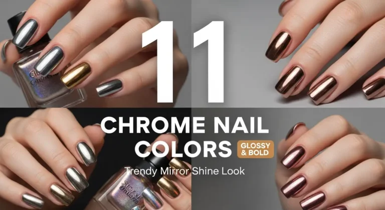 11 Chrome Nail Colors for a Trendy Mirror Shine Look