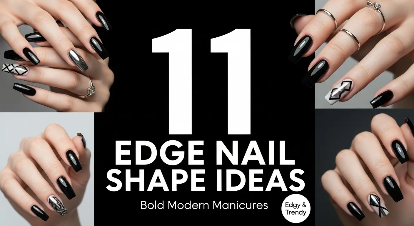 11 Edge Nail Shape Ideas for Bold Modern Manicures