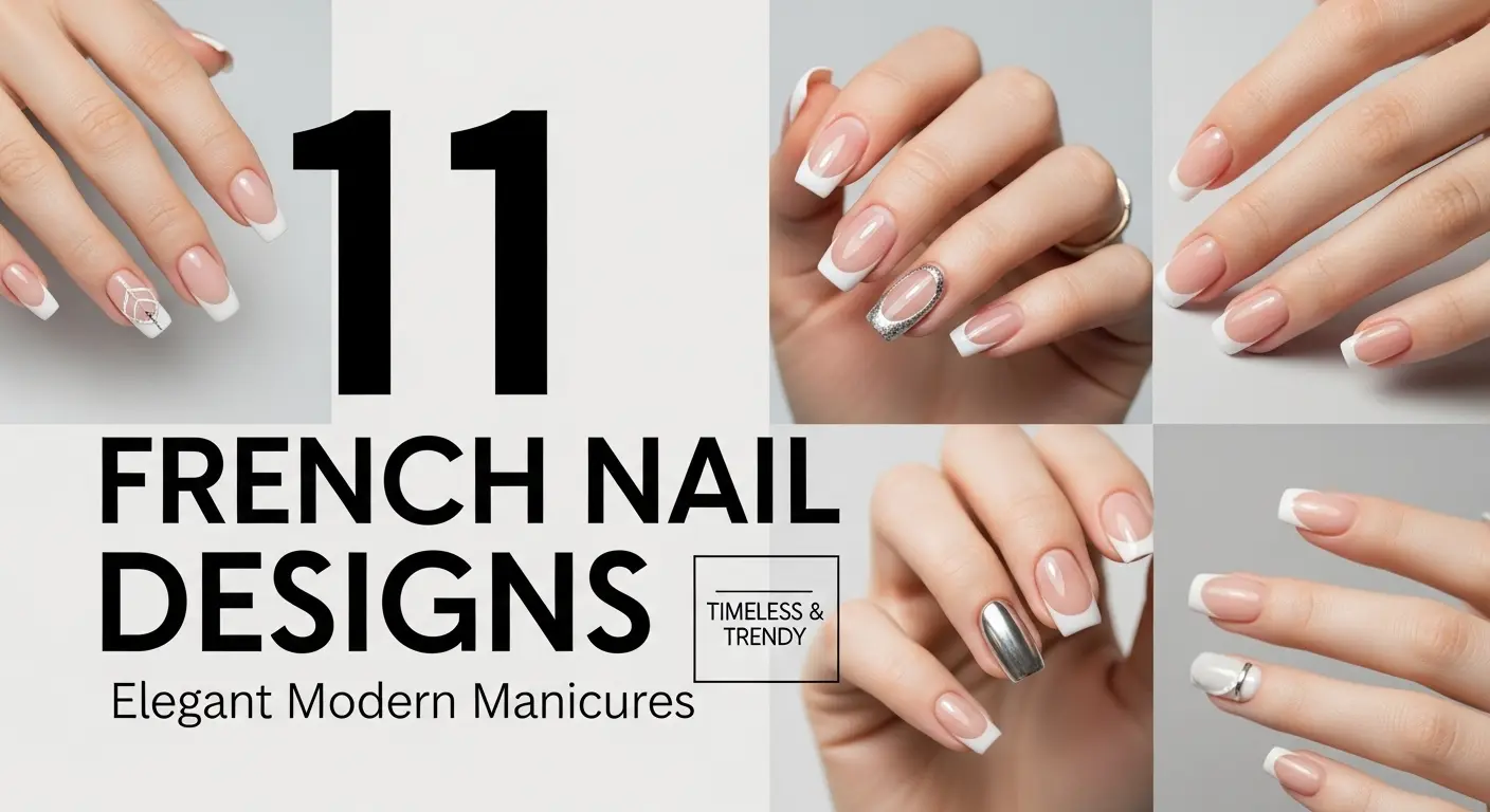 11 French Nail Designs for Elegant and Modern Manicures