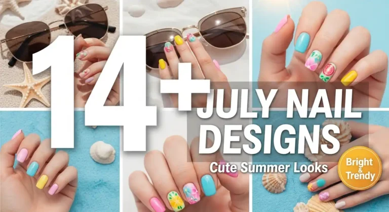 14+ Cute July Nail Designs to Try This Summer