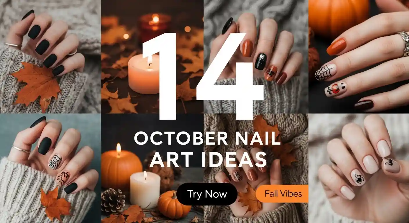 14 Stylish October Nail Art Ideas to Try Now