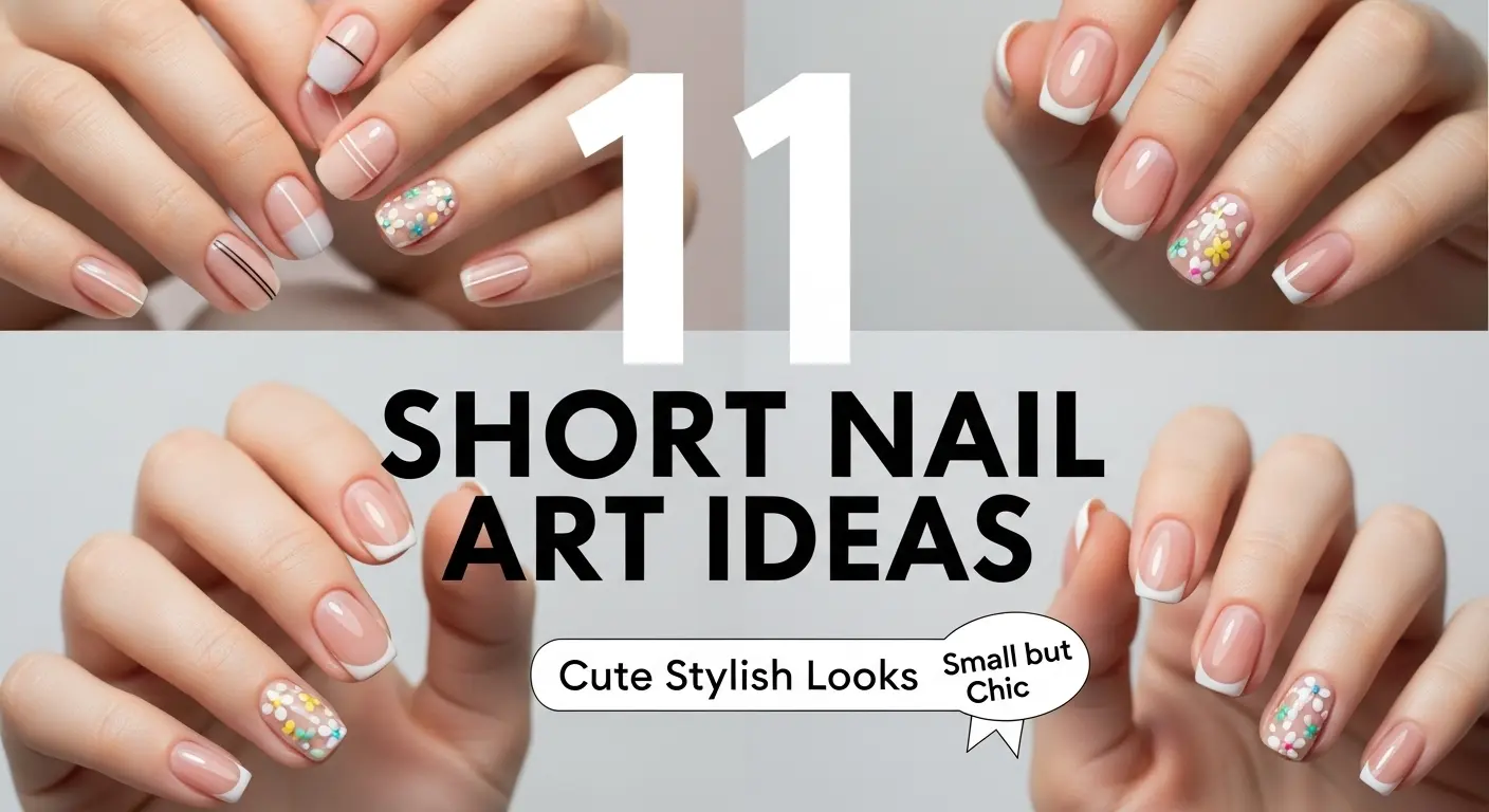 11 Nail Art for Short Nails That Look Cute and Stylish